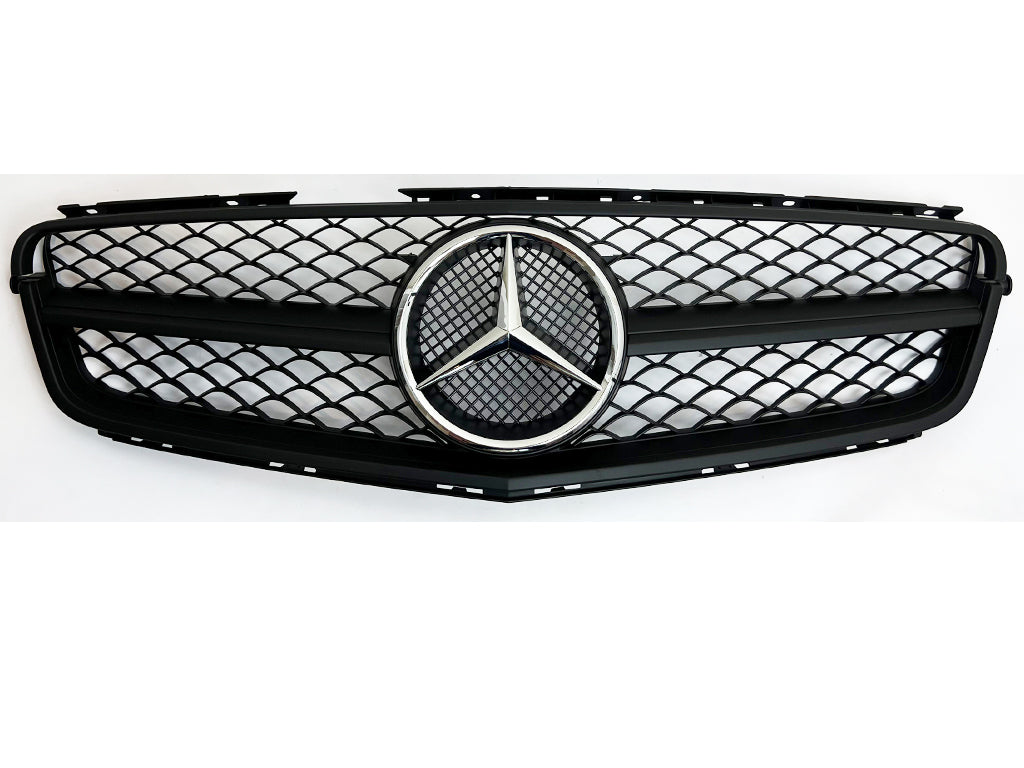 AMG Kühlergrill Edition C schwarz, C-Klasse W204, Original Mercedes-Benz