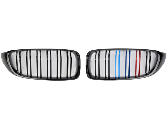 BMW Série 1 F20 F21 Grille de rein Grille Double Bar M Performance Look  Piano Laque | bol