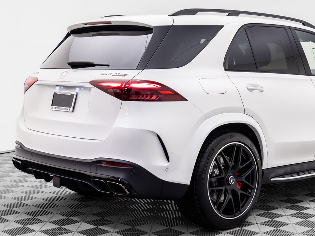 AMG GLE63 SUV Diffuser and Tailpipe package in Night Package Black or Chrome Facelift 2023+