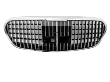 Carica l&#39;immagine nel visualizzatore di Gallery, Mercedes S Class W223 AMG Sport Maybach Style grill grille Chrome and Gloss Black