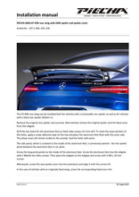 Load image into Gallery viewer, AMG GT Coupe GT-RSR Rear Wing PIECHA