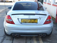 R171 SLK Sport Quad tailpipe Exhaust All models except SLK55