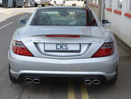 CKS R172 SLK Sports Quad tailpipe exhaust SLK350